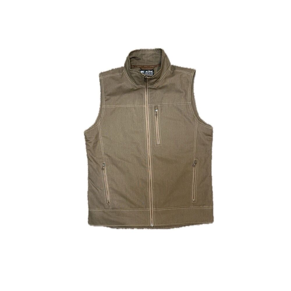 Kuhl Burr Vest X Large Canvas Gunmetal Black Vintage Patina Dye Size L